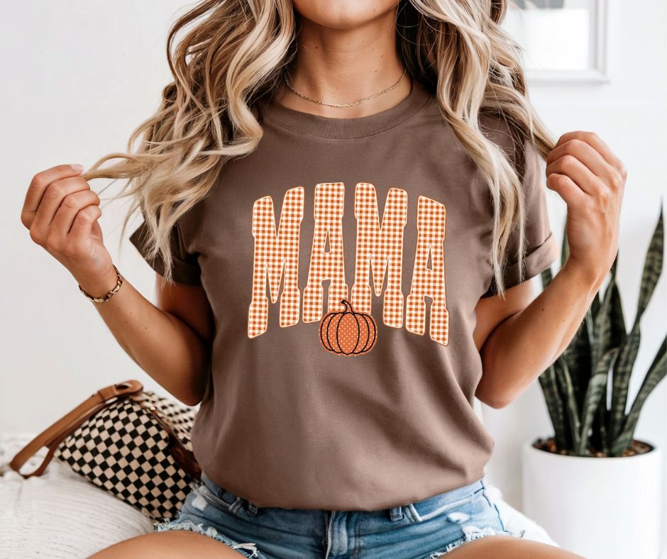 Pumpkin Polka Dot Mama Pumpkin Polka Dot Mama