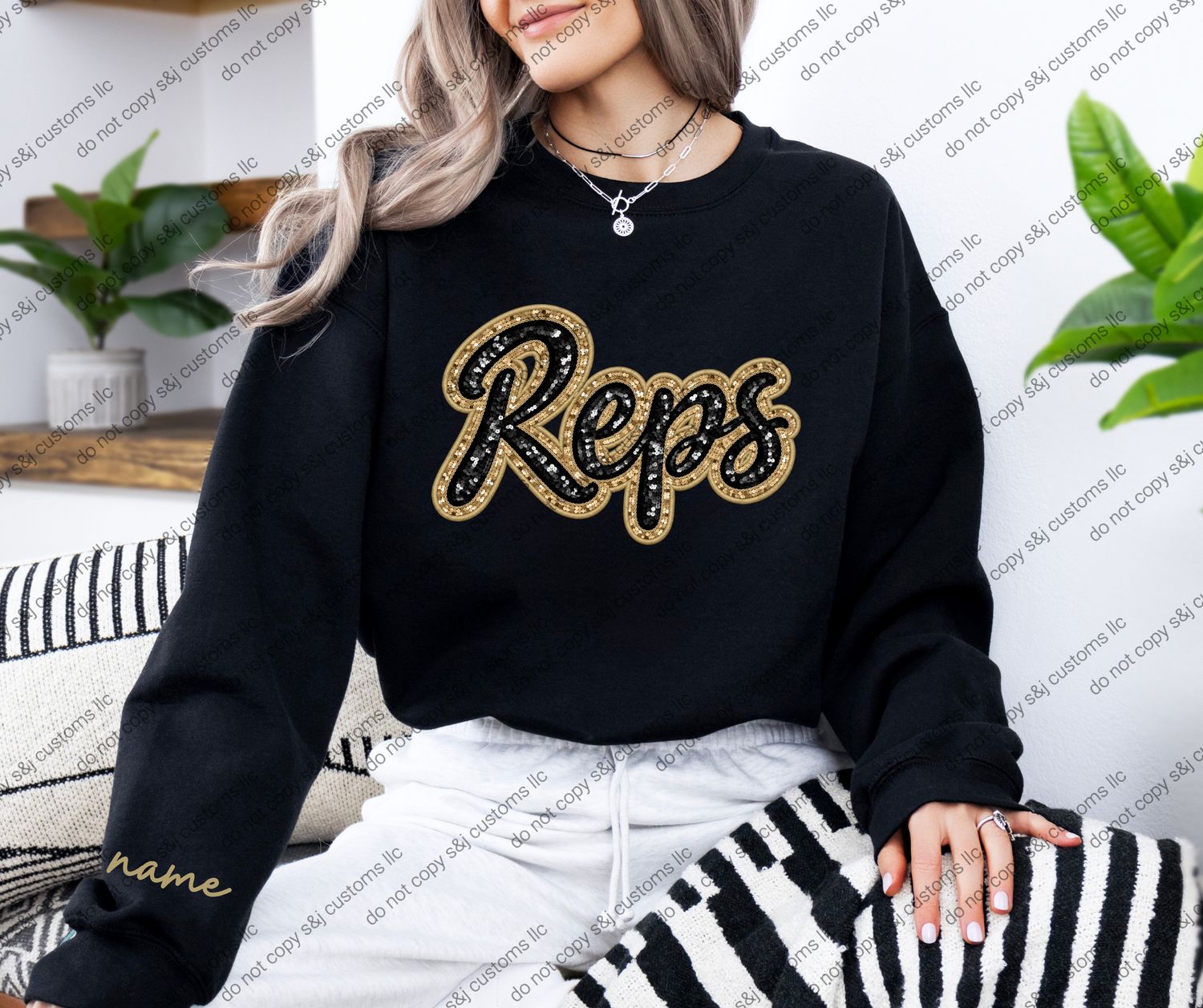 Reps Layered Embroidered Sweatshirt Option #2