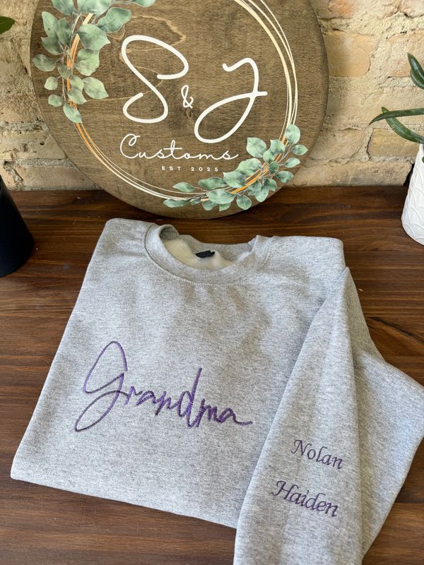 Custom Name Sweatshirt