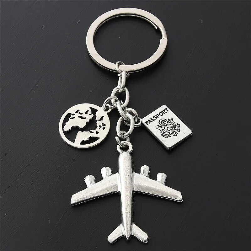 TRAVEL - Key Chains: Passport, Globe, Jet, etc.