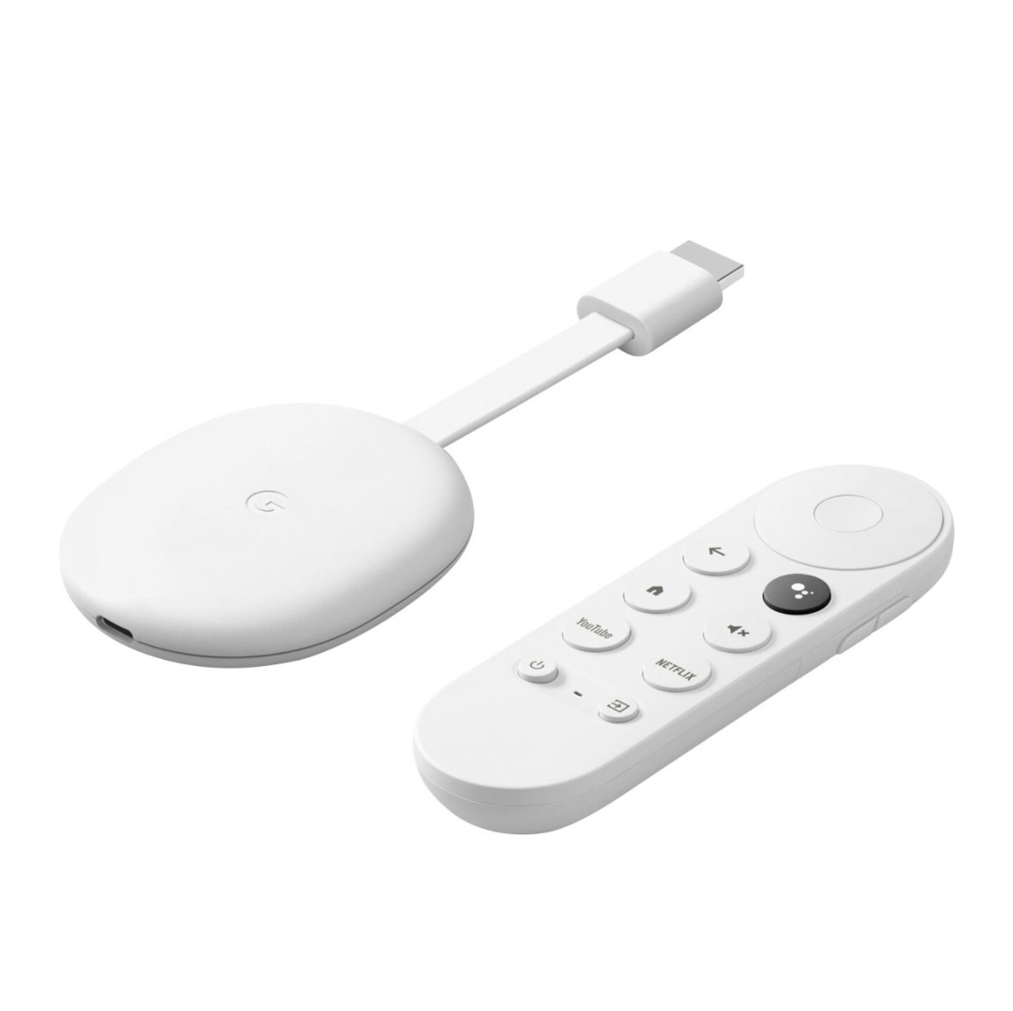 Unlocked Chromecast with Google TV (4K) - Snow