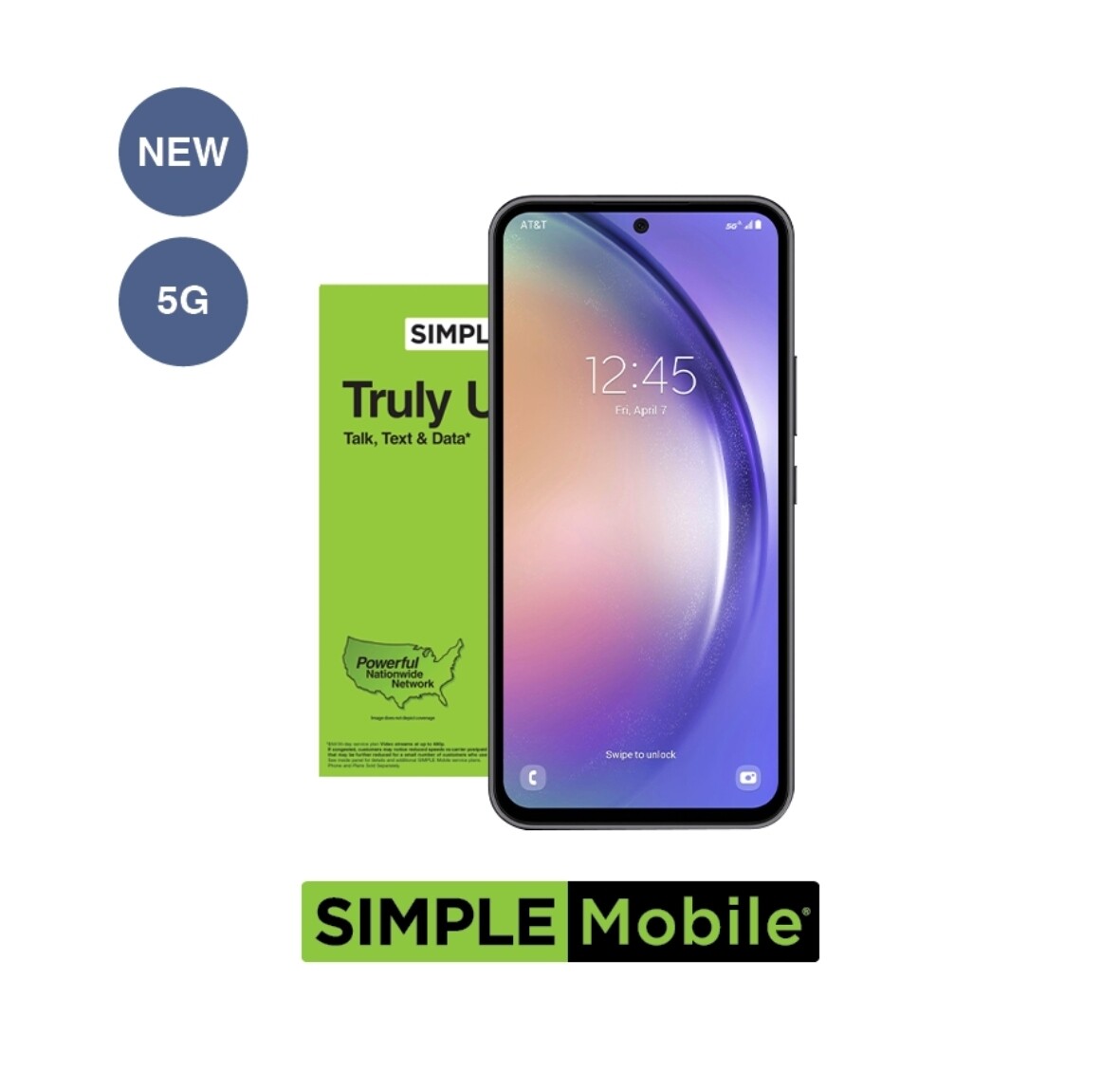 New - Samsung Galaxy A54 5G - Simple Mobile