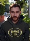 Sudadera Negra No Boxing Dorado