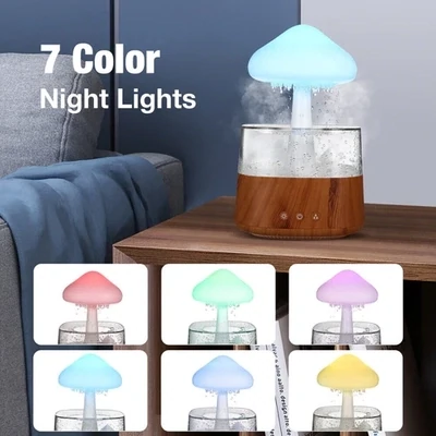 Raining Cloud Night Light Micro Humidifier Diffuser
