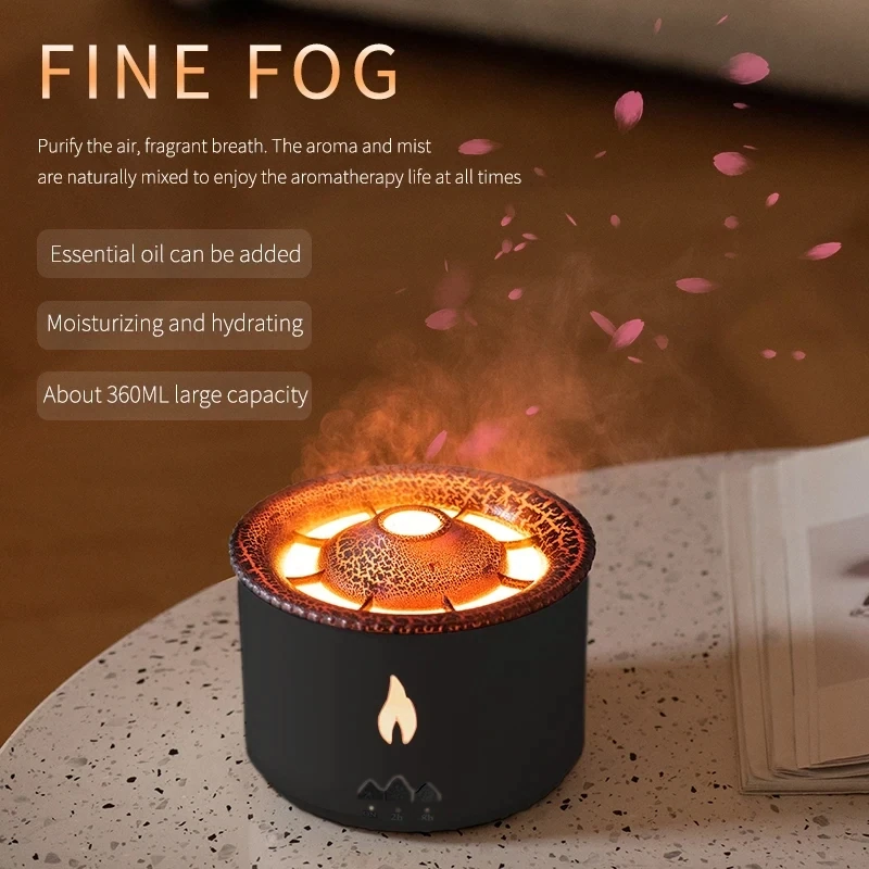 Volcanic Flame Aroma Diffuser