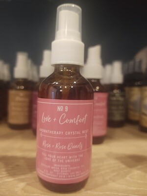 Love and Comfort Aromatherapy Crystal Mist
