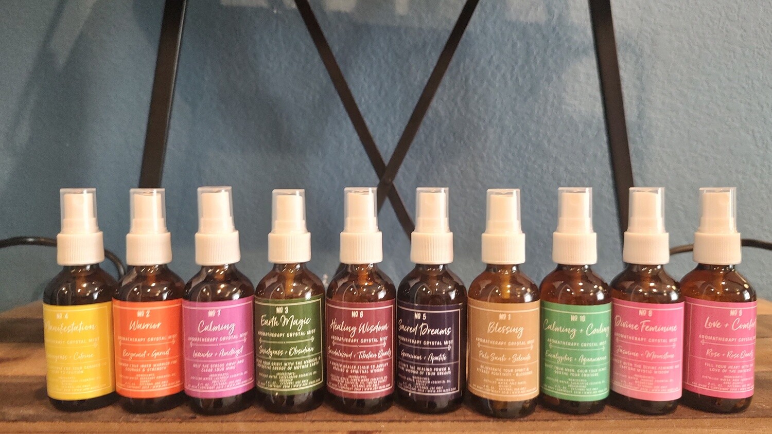 Healing Aromatherapy Crystal Mist Collection