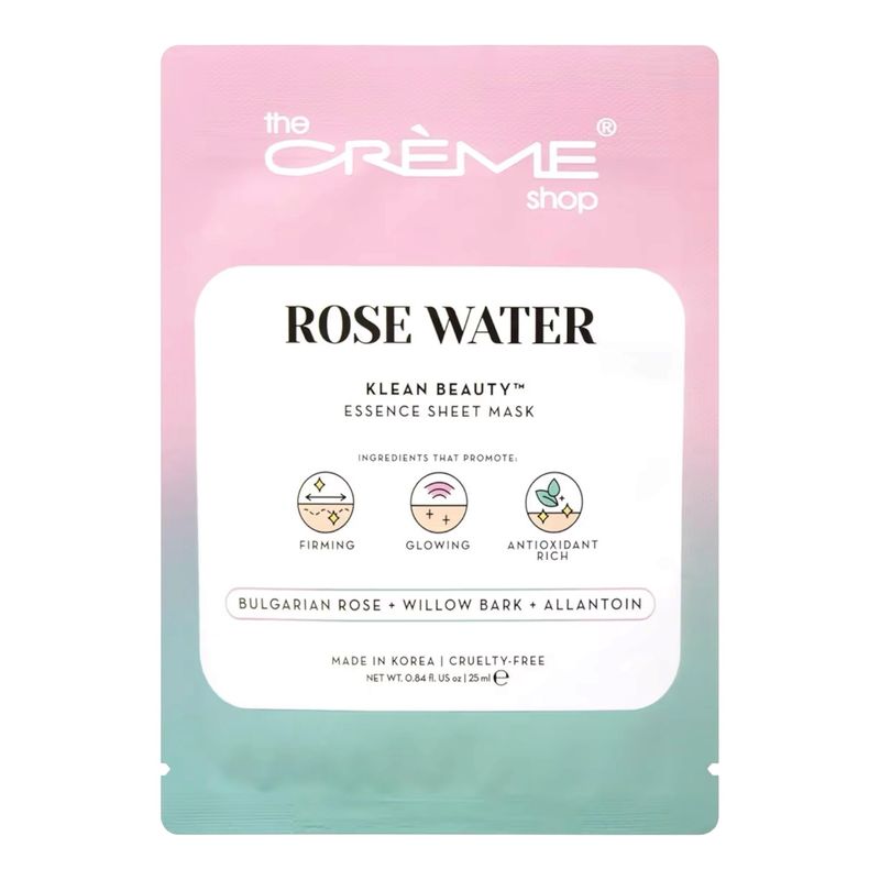 The Creme Shop - Rose Water Face Mask - Single