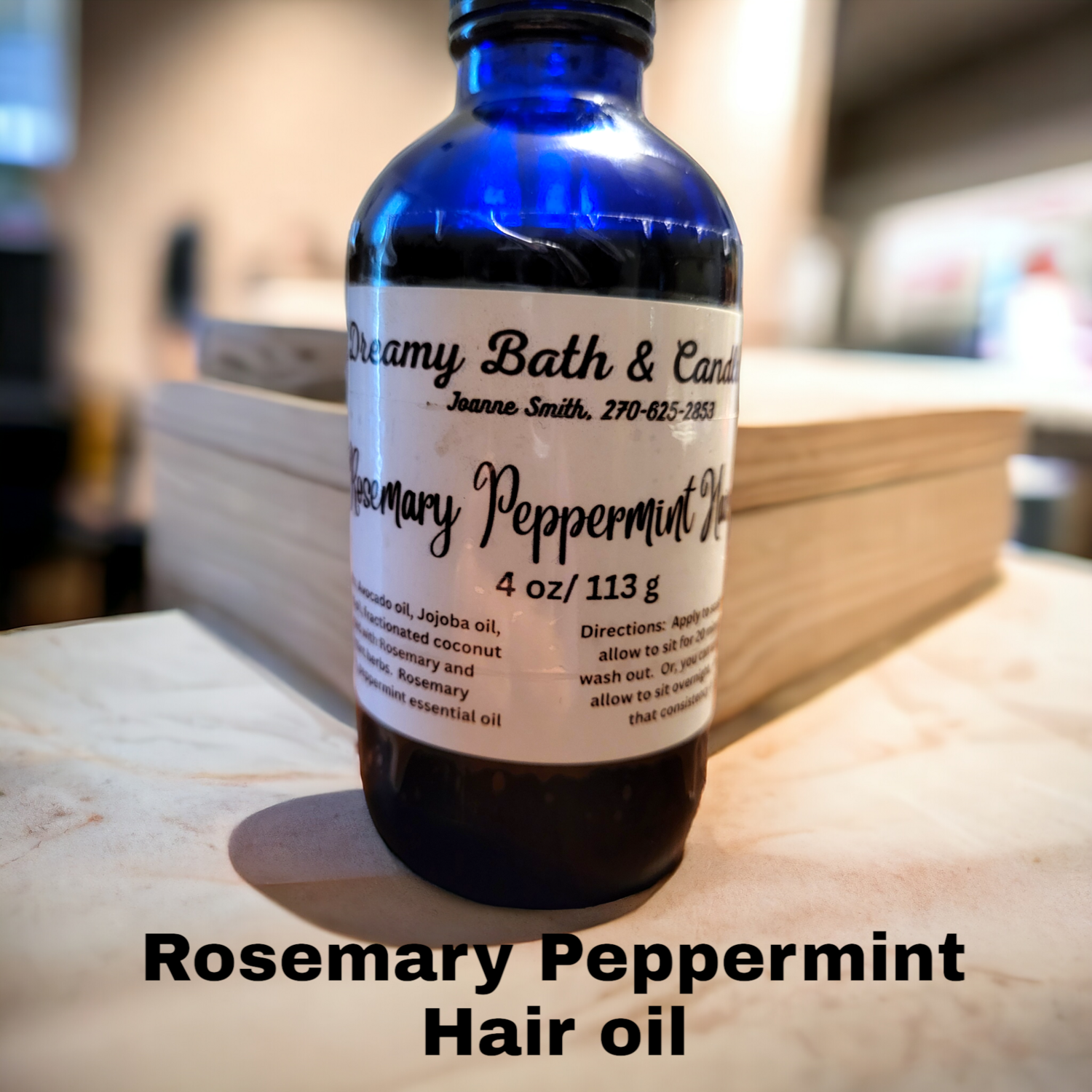 Rosemary Peppermint Hair Oil