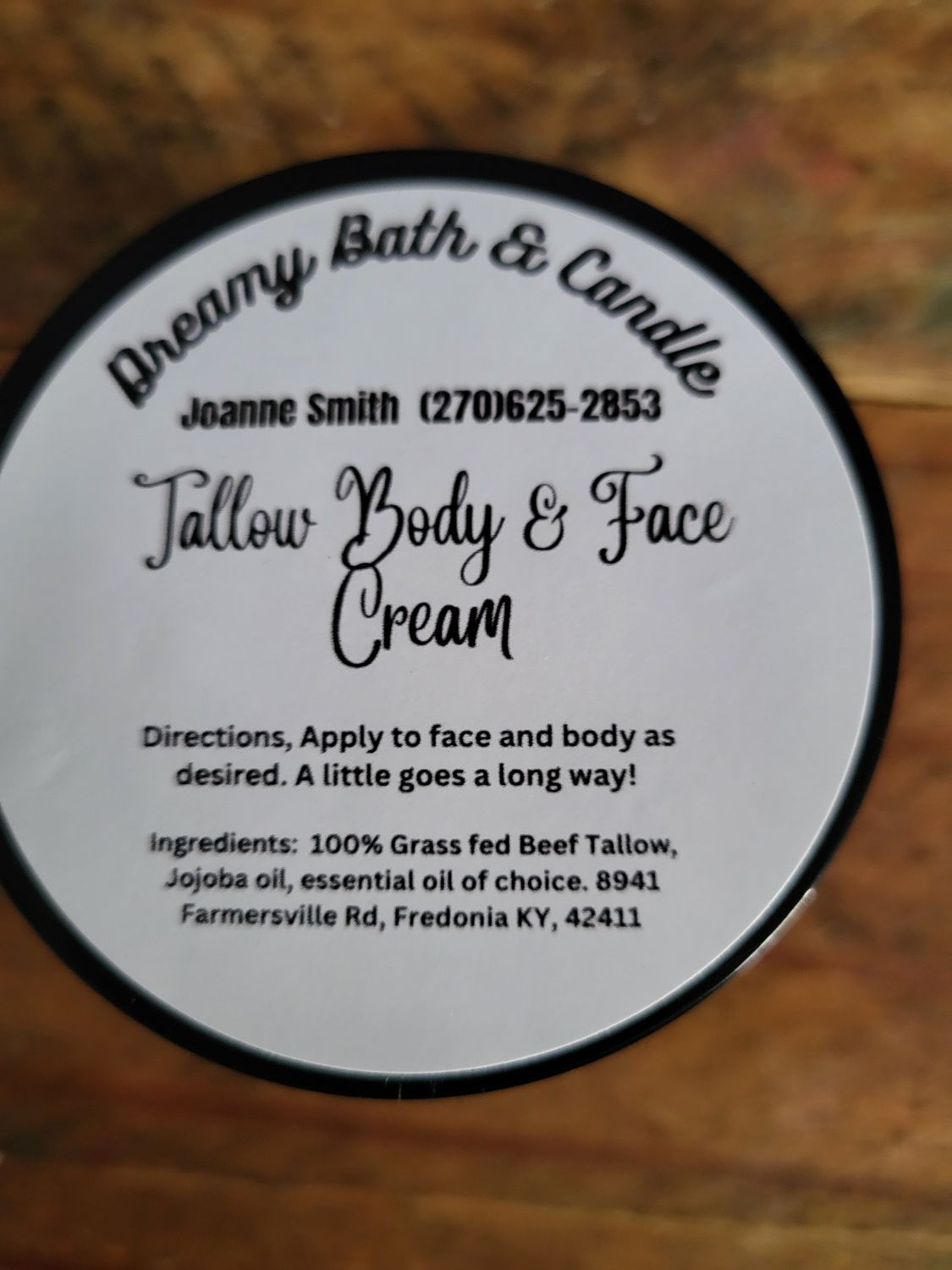 Beef Tallow Body/Face Cream