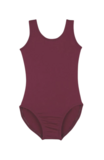 - Tank Leotard, Colour: Maroon, Size: Child 10