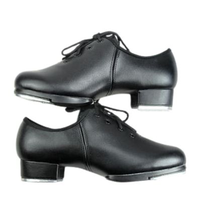 Split Sole Lace-up Leather Tap Shoes