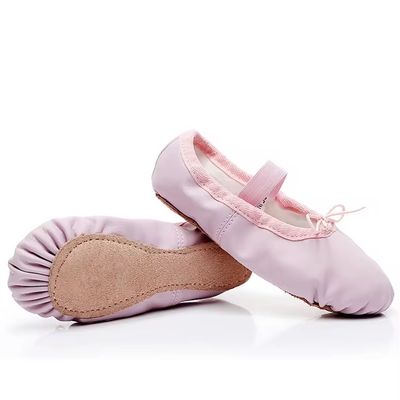 Full Sole Leather Ballet Slippers