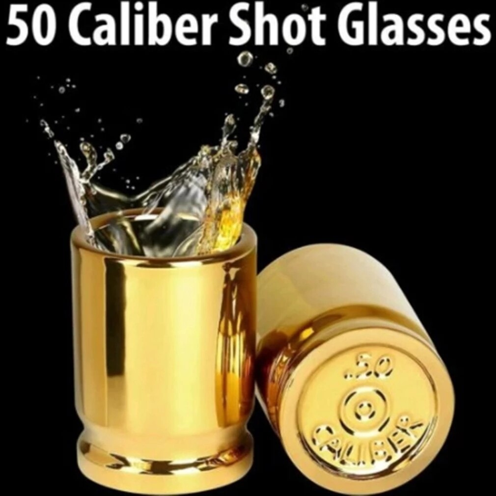 50 Caliber Shot Glasses