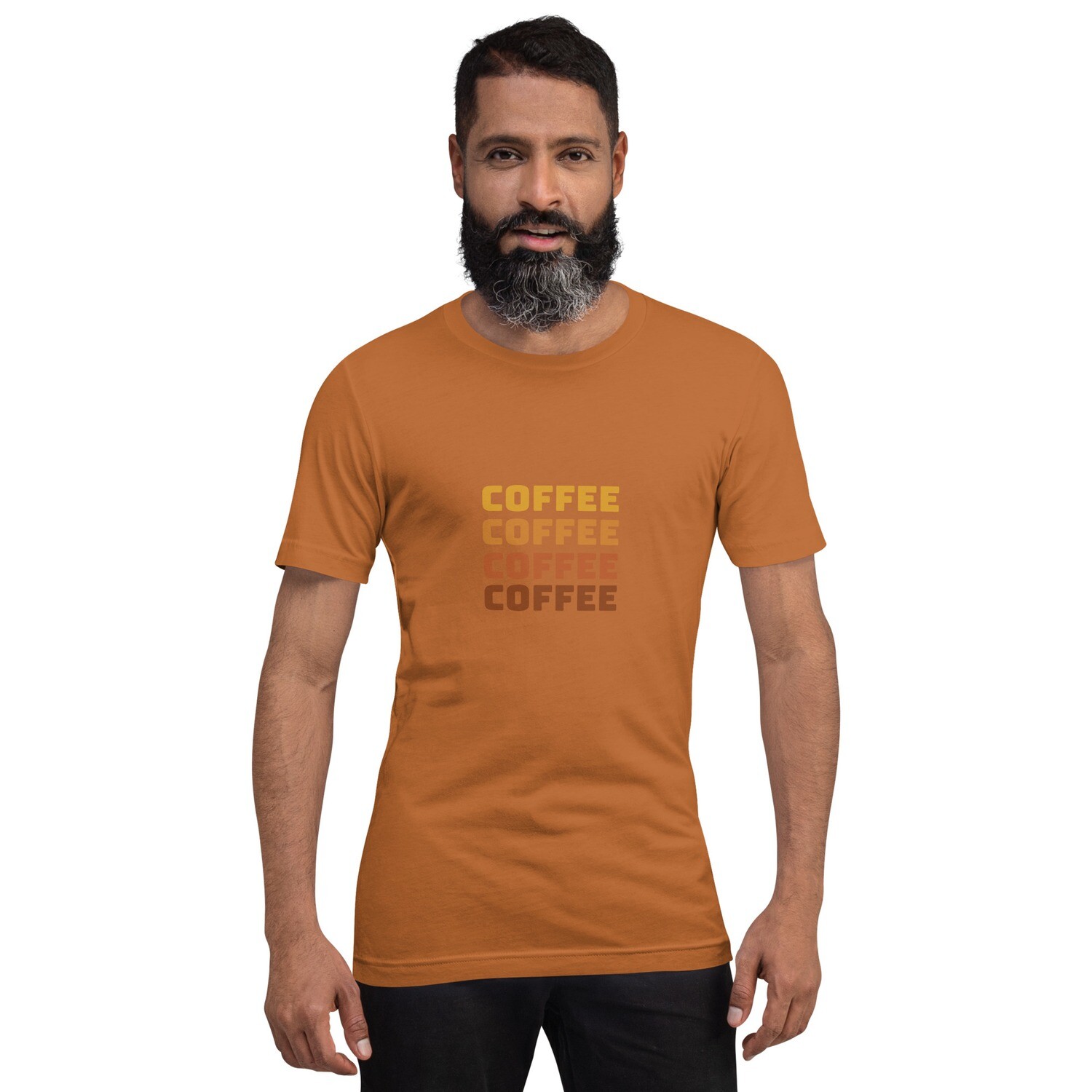 Unisex Staple T-Shirt (&quot;Coffee Lettering&quot;)