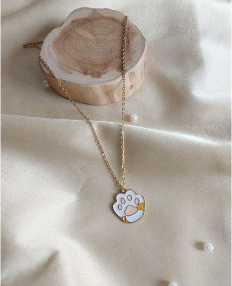 Dog Paw pendant chain