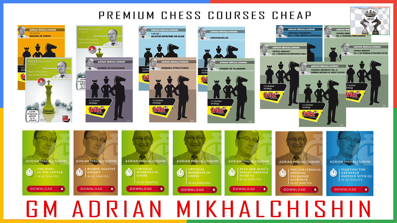 ADRIAN MIKHALCHISHIN GM — ALL CHESS COURSES CHEAP