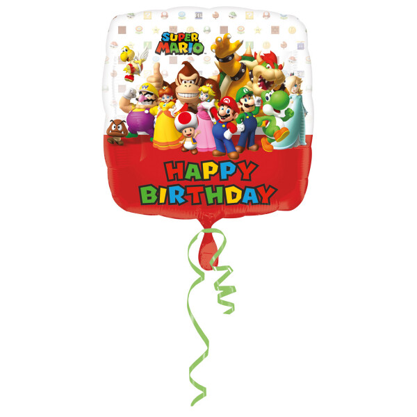 BALLON ALUMINIUM SUPER MARIO