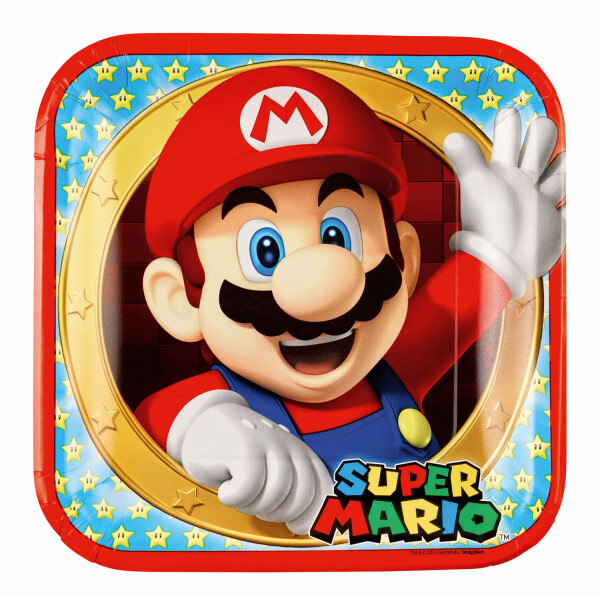 ASSIETTES SUPER MARIO X8