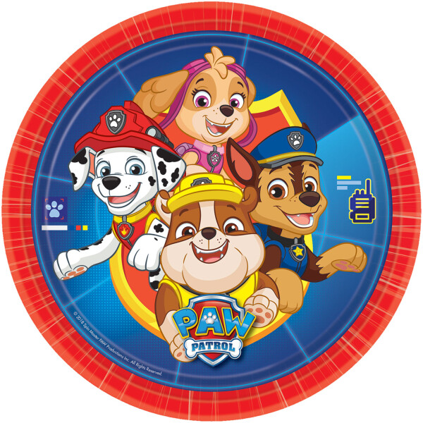 ASSIETTES PAT' PATROUILLE X8