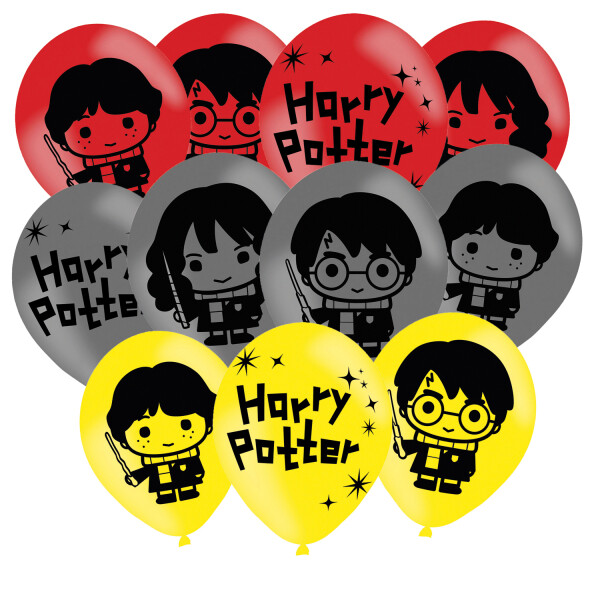 BOUQUET DE 6 LATEX BALLONS HARRY POTTER