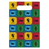 SACHETS A BONBONS DES 4 MAISONS HARRY POTTER X8