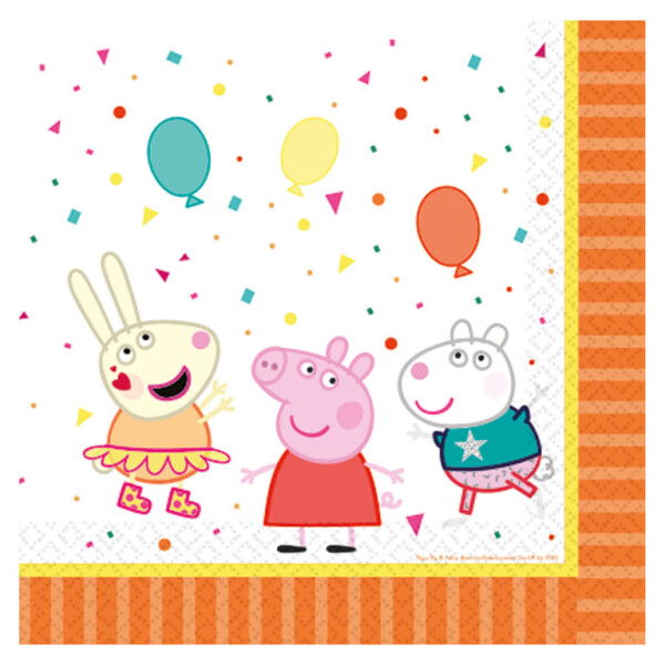 SERVIETTES PEPPA PIG X16