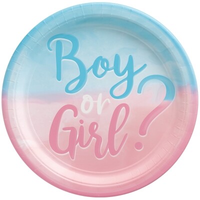 ASSIETTES RONDES BOY OR GIRL X8