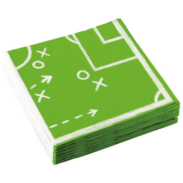 SERVIETTES TERRAIN DE FOOT X20