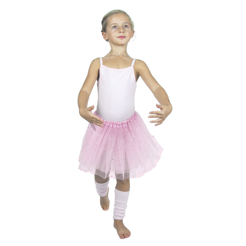TUTU FEE ROSE AVEC ETOILES HOLOGRAMME ENFANT