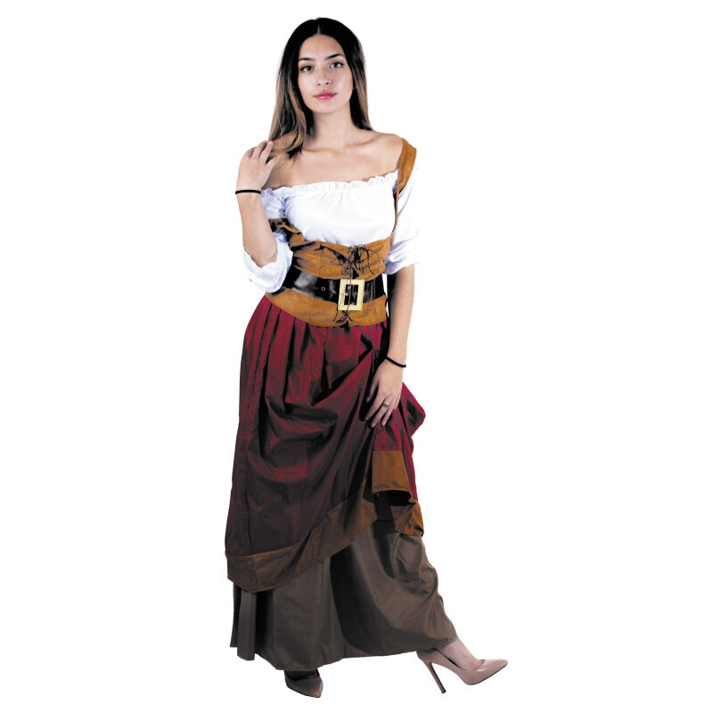 COSTUME TAVERNIERE MEDIEVALE ADULTE