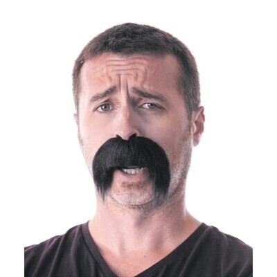 MOUSTACHE KEKE NOIRE ADULTE