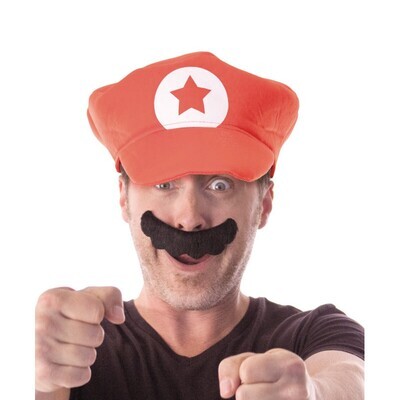 MOUSTACHE MARIO ADULTE