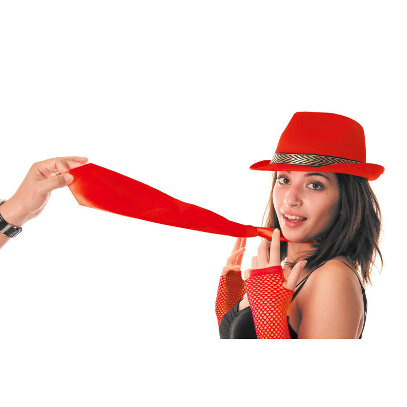 CRAVATE ROUGE ADULTE