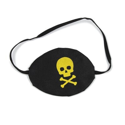 CACHE-OEIL PIRATE TISSU ADULTE
