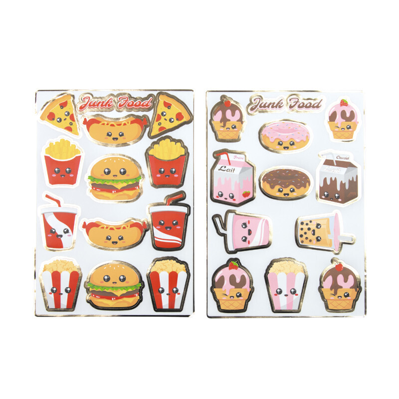 STICKERS JUNK FOOD X25 PCS