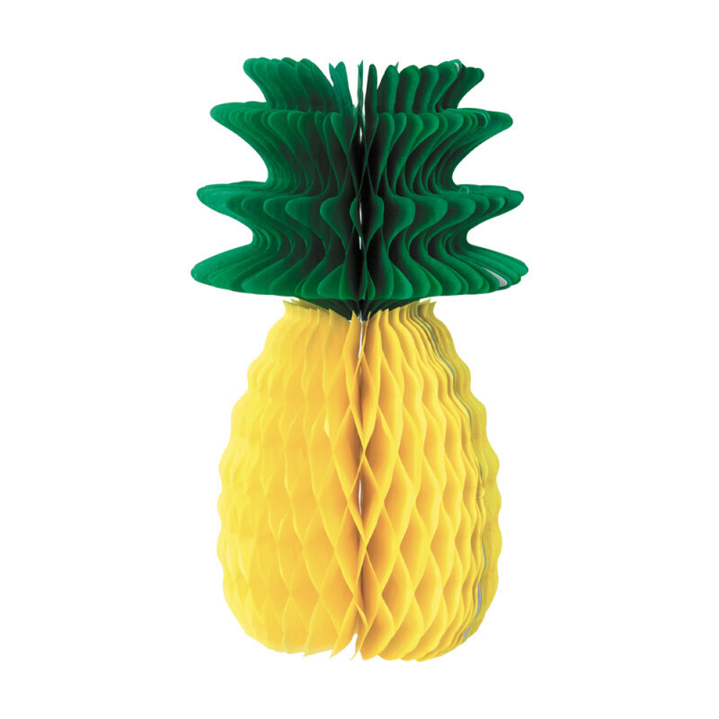 MINI ANANAS ALVEOLE JAUNE ET VERT 20CM