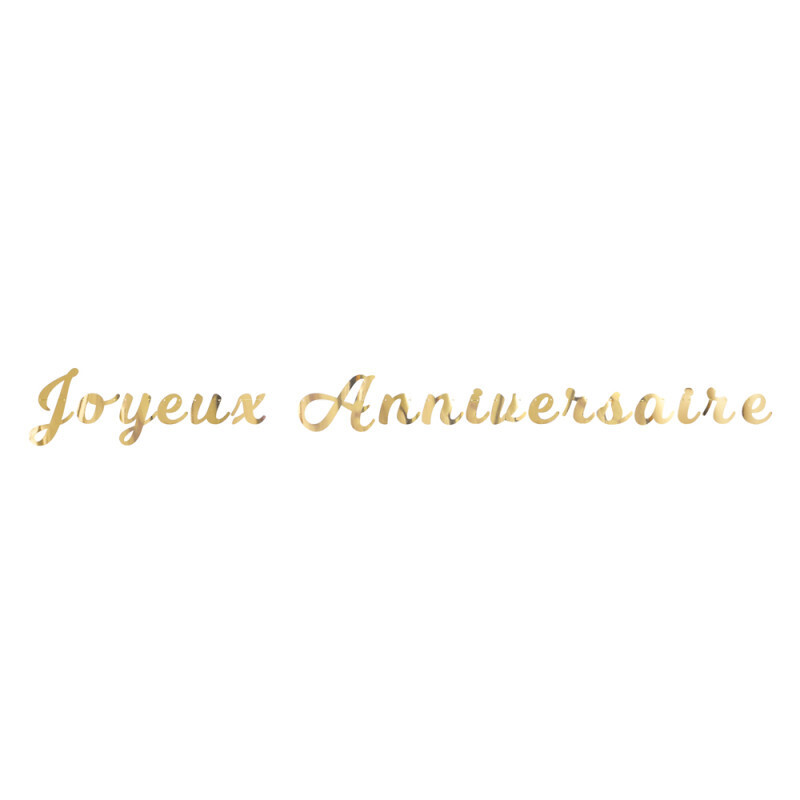 GUIRLANDE LETTRES JOYEUX ANNIVERSAIRE 2M