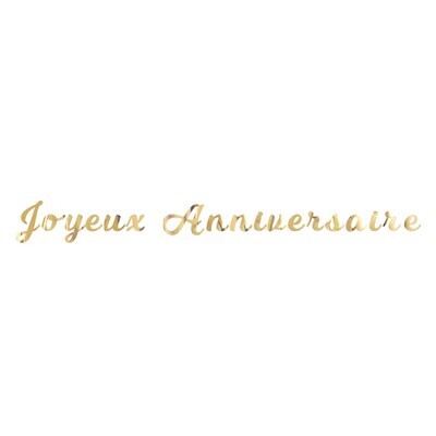 GUIRLANDE LETTRES JOYEUX ANNIVERSAIRE 2M