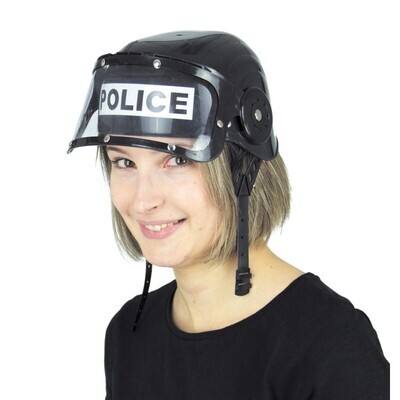 CASQUE POLICE NOIR