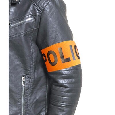 BRASSARD POLICE ORANGE