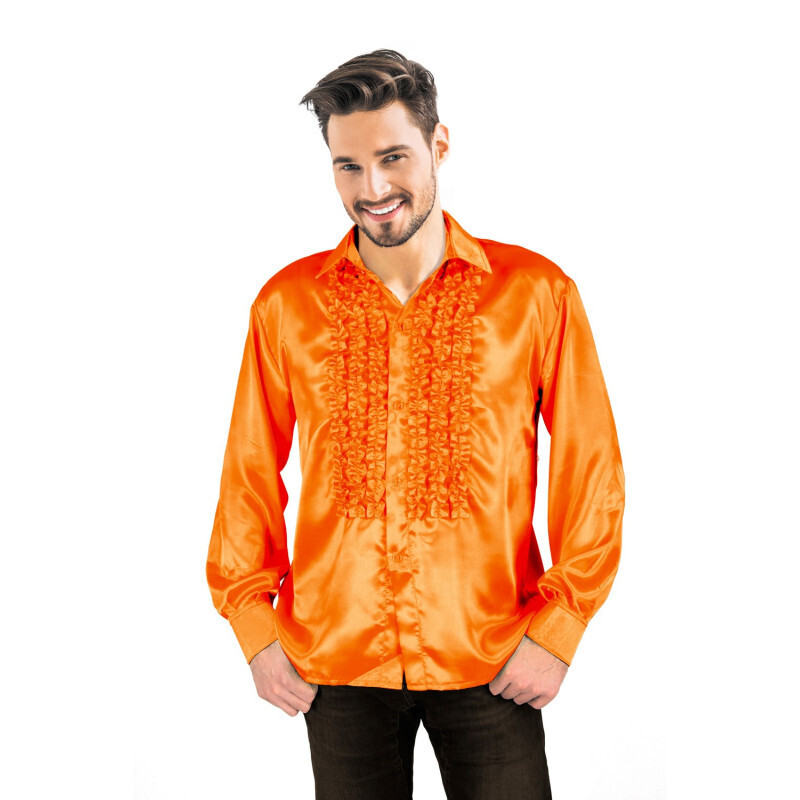 CHEMISE DISCO SATIN ADULTE