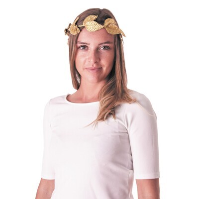 COURONNE LAURIER DOREE ADULTE