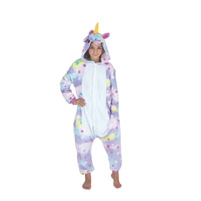COSTUME KIGURUMI LICORNE AVEC ETOILES ENFANT