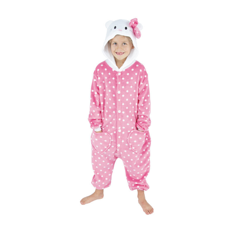 COSTUME KIGURUMI CHAT ROSE KAWAI ENFANT