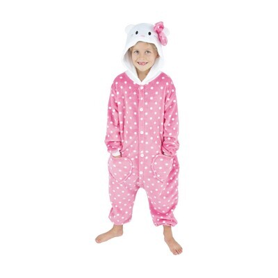 COSTUME KIGURUMI CHAT ROSE KAWAI ENFANT