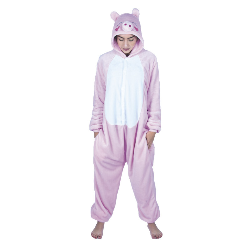 COSTUME KIGURUMI COCHON KAWAI ADULTE