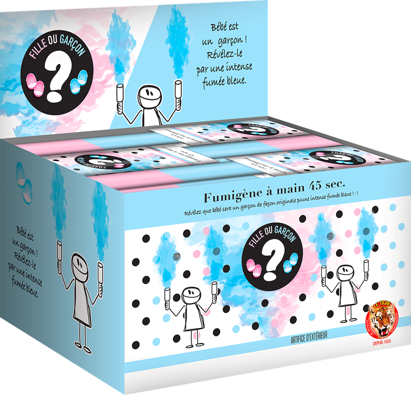 FUMIGENE A MAIN BLEU