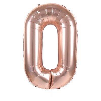 BALLON CHIFFRE ROSE GOLD 36CM