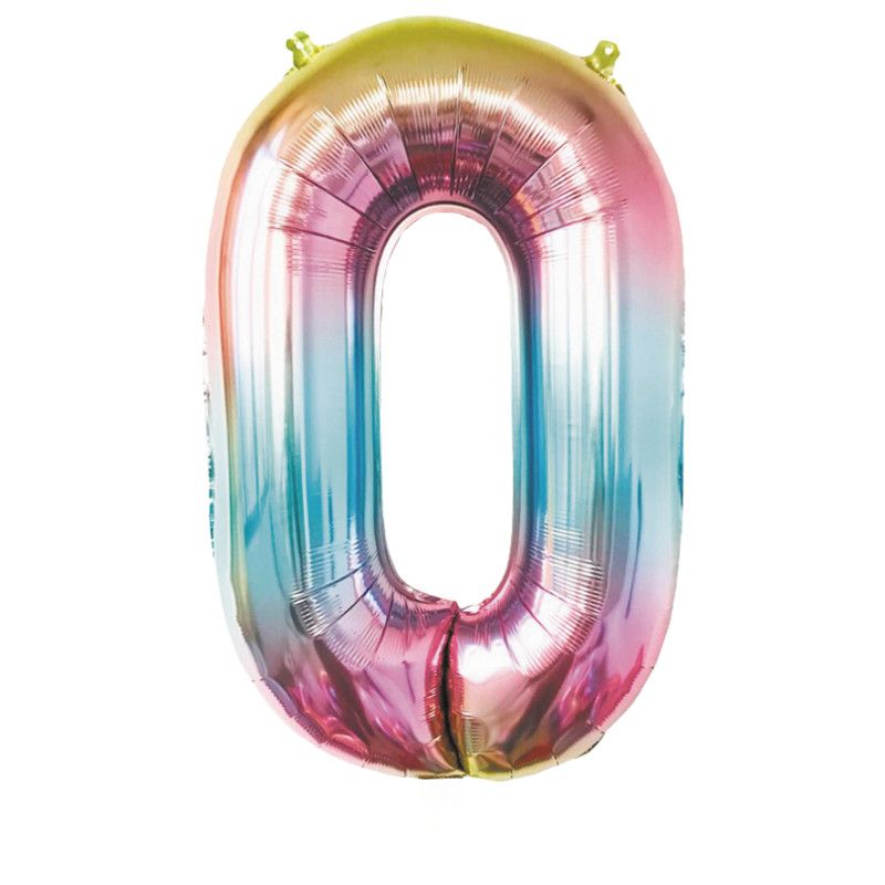 BALLON CHIFFRE HOLOGRAPHIQUE 86CM